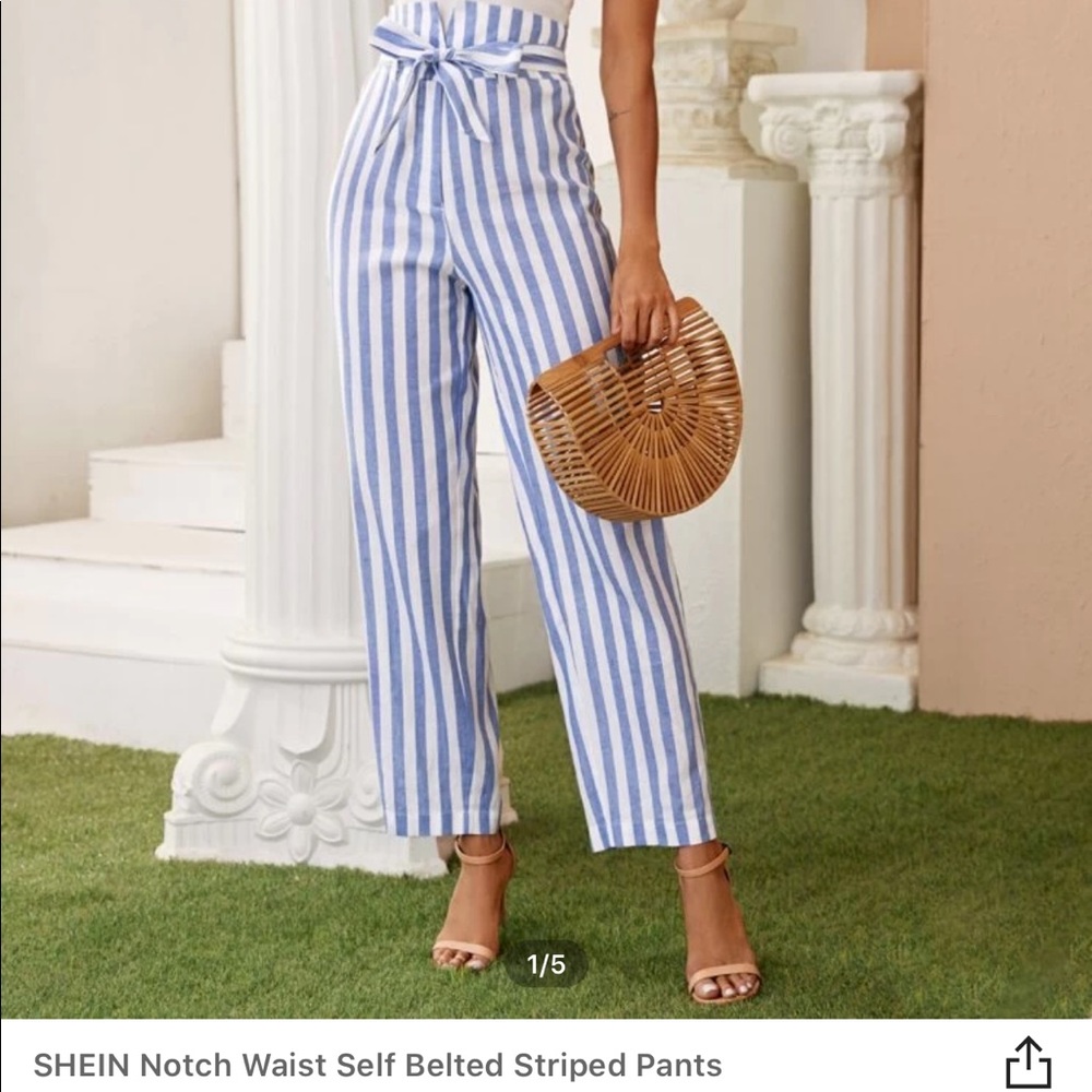 SHEIN striped pants